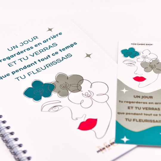 Carnet et marque page