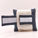 Bleu Denim – Carré doux tendance pour apaiser les frottements de la ceinture de sécurité Bleu Denim – Carré doux tendance pour apaiser les frottements de la ceinture de sécurité