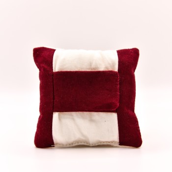 Écorce Bordeaux – Coussin antidouleur pour chambre implantable, chimiothérapie ou pacemaker.