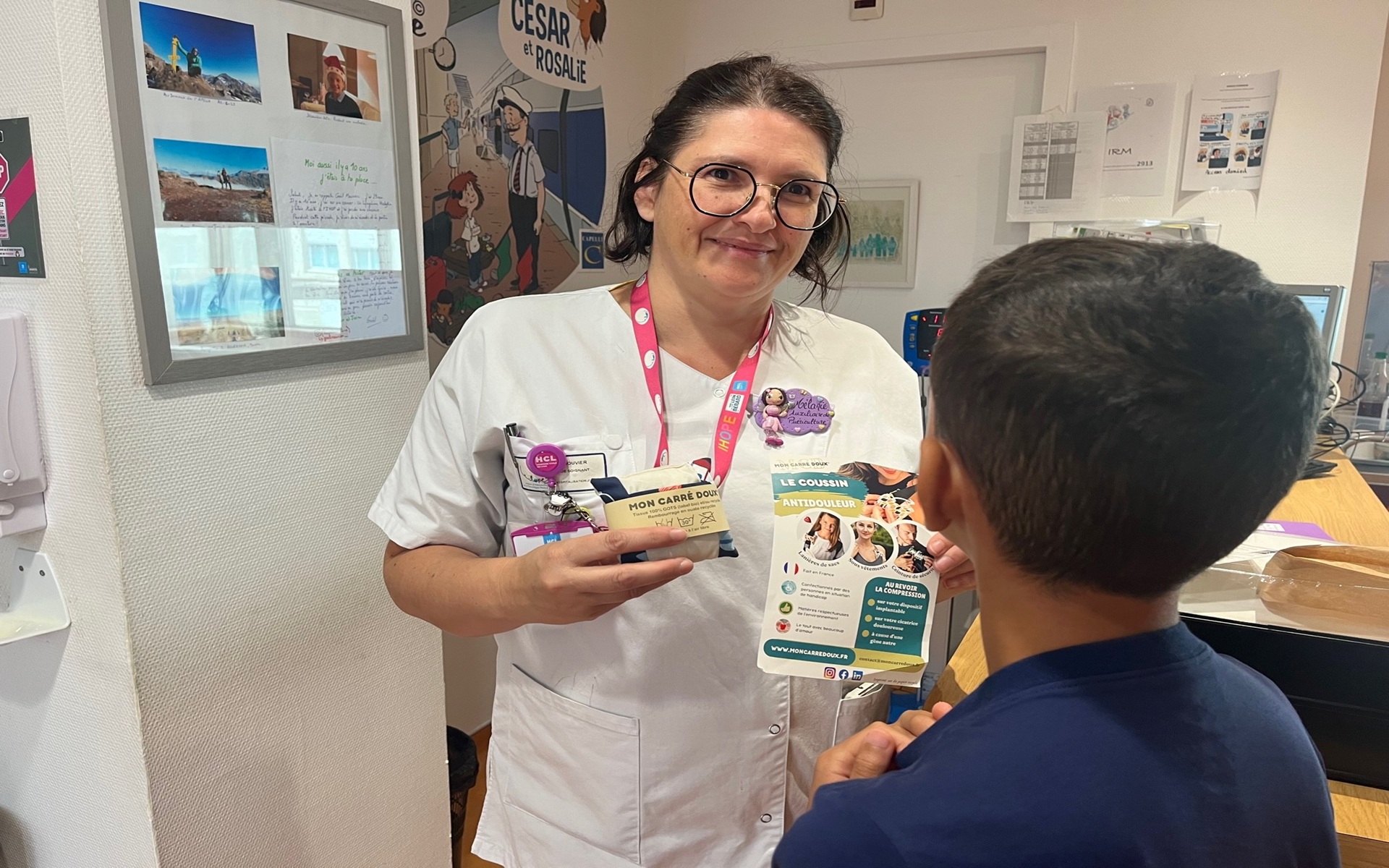 Des carrés doux pour les associations image